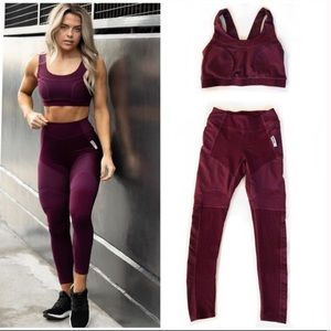 Gymshark True Texture Bra Leggings SET